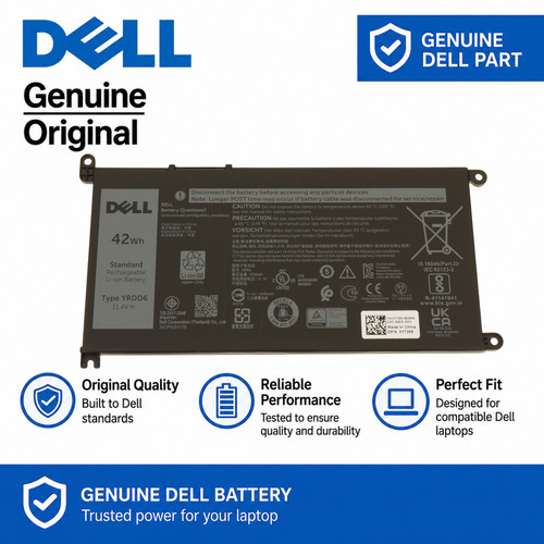 Genuine original dell - original, battery